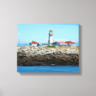 Toile du phare de Machias Seal Island
