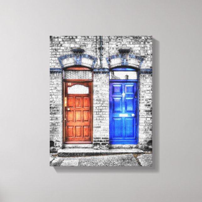 Toile Dublin Doors - Artistic Treatment (Recto)