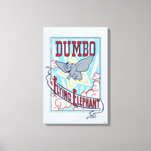 Toile Dumbo  L'éléphant volant, l'art du cirque