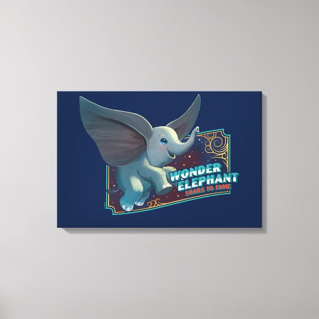 Toile Dumbo | Wonder Elephant S'Enfonce Pour Fame Circus (Recto)