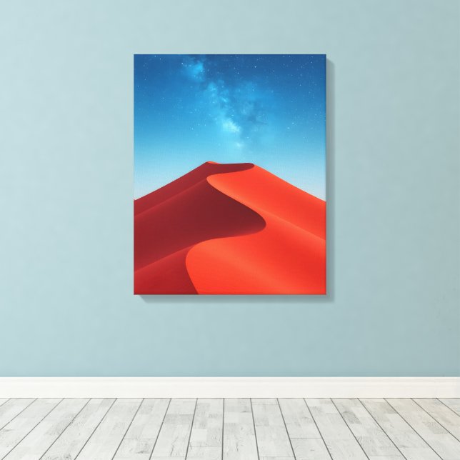 Toile Dune de sable du désert (Insitu (Plancher de Bois))