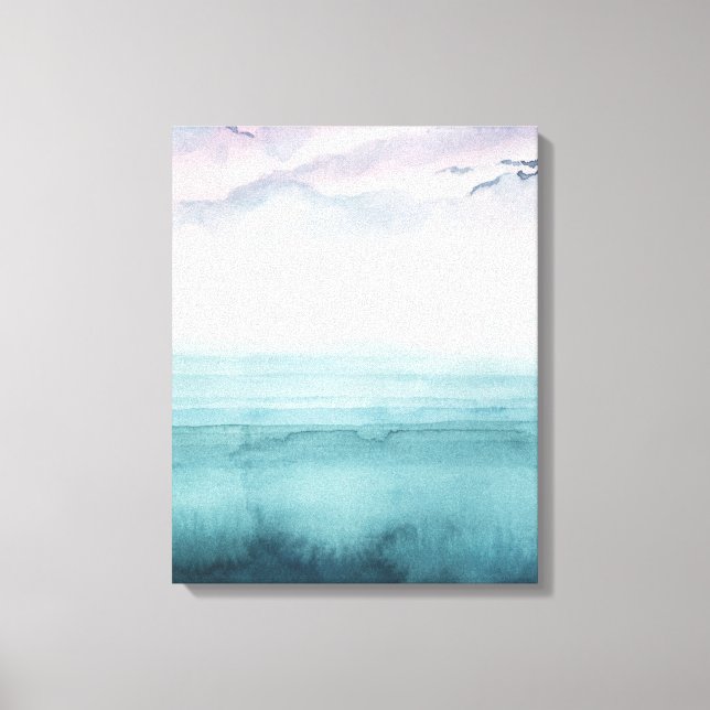 Toile Dusk on the Bay - Aquarelle (Recto)