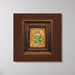 Toile Dutch van Westervelt Famille Armoiries encadrées