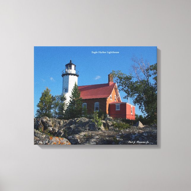 Toile Eagle Harbour Lighthouse (Recto)