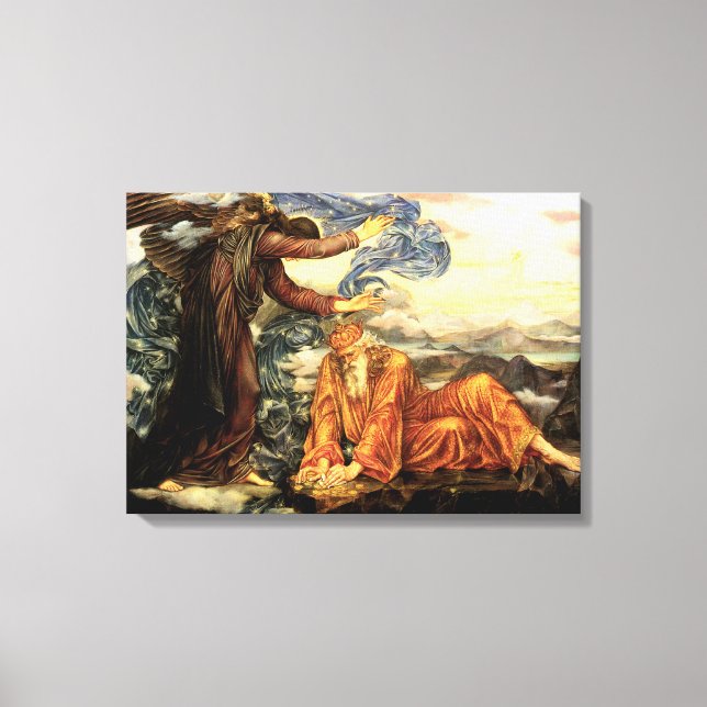 Toile Earthbound par Evelyn De Morgan, Art victorien (Recto)