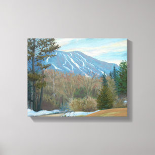 Toile East Burke Vermont Burke Mountain en hiver
