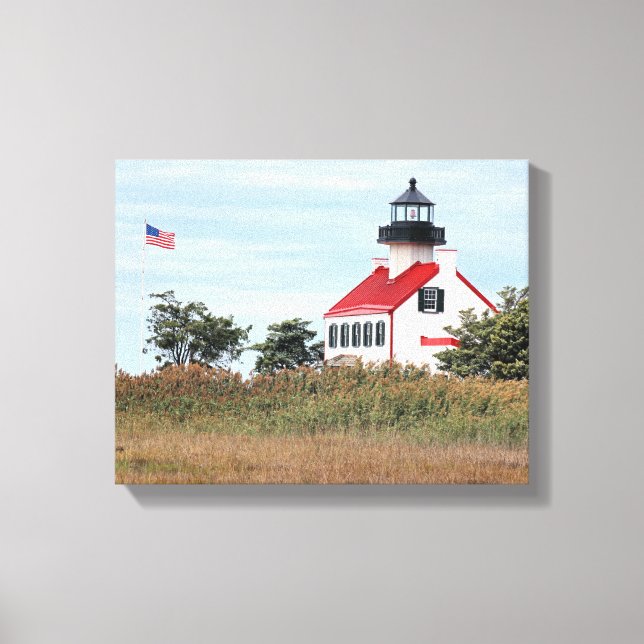Toile East Point Lighthouse, New Jersey Canvas Imprimer (Recto)