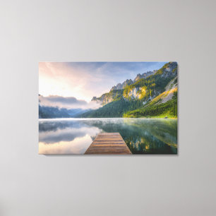 Toile Eau Azure Alpine Lake, Autriche