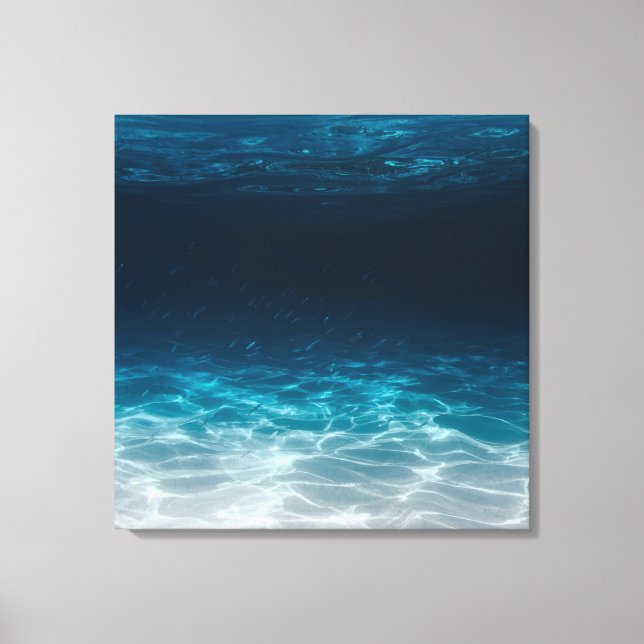 Toile Eau de mer sous la mer (Recto)