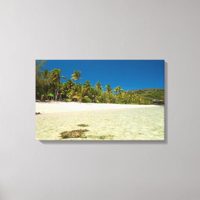 Toile Eau limpide sur une plage tropicale (Recto)