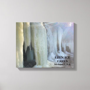 TOILE EBEN ICE CAVES MICHIGAN U.S.A. CANVAS IMPRIMER