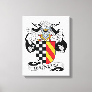 Toile Echevarria Family Crest