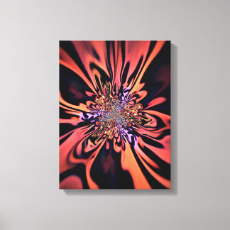Toile Éclatement de plasma corallien - Art fractal