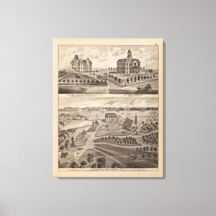 Toile École de Shattuck, Faribault Willis Hall,