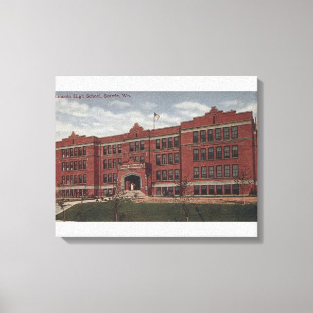 Toile École secondaire WALincoln de Seattle (Recto)
