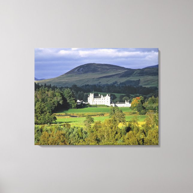 Toile Ecosse, Tayside, Blair Castle. Dans une émeraude (Recto)
