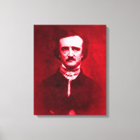 Edgar Allan Poe en rouge