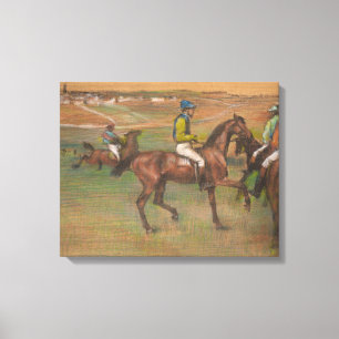 Toile Edgar Degas - Chevaux de course