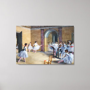 Toile Edgar Degas - Dance Foyer, Opéra rue Le Peletier