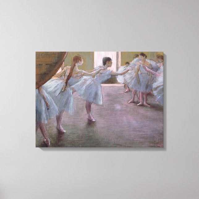 Toile Edgar Degas | Danseurs à la répétition, 1875-1877 (Recto)