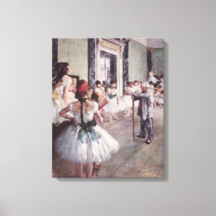 Toile Edgar Degas La Classe de danse