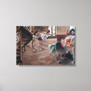 Toile Edgar Degas - La Répétition