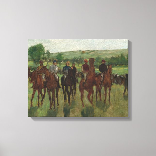 Toile Edgar Degas | Les Voyageurs (Recto)