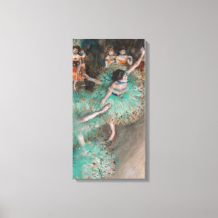Toile Edgar Degas - Swaying Dancer / Danseuse en vert