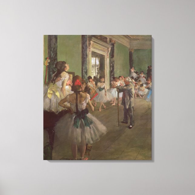 Toile Edgar Degas | The Dancing Class, c.1873-76 (Recto)