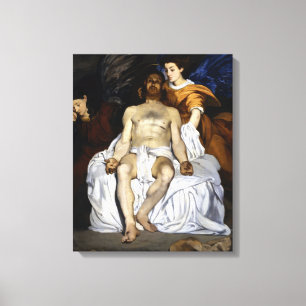 Toile Édouard Manet Le Christ mort avec les anges