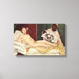 Toile edouard Manet - Olympia