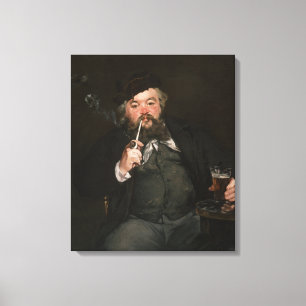 Toile Edouard Manet - Un bon verre de bière / Le bon boc