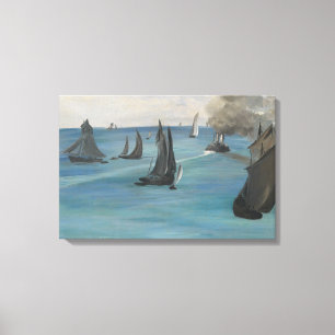 Toile Edouard Manet - Vue Mer, Temps Calme