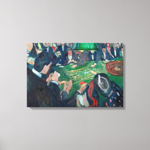 Toile Edvard Munch - La table de roulette à Monte-Carlo