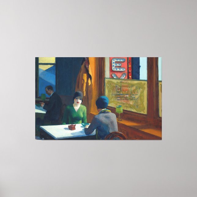 Toile Edward Hopper - Chop Suey (1930) (Recto)