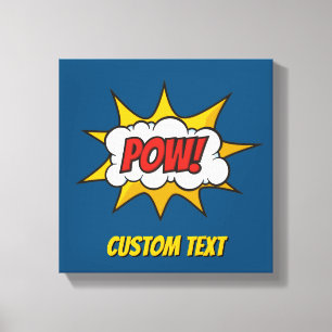 Toile Effet audio comique Pow
