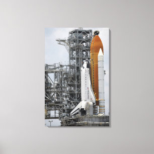 Toile Effort de navette spatiale sur la plate-forme de