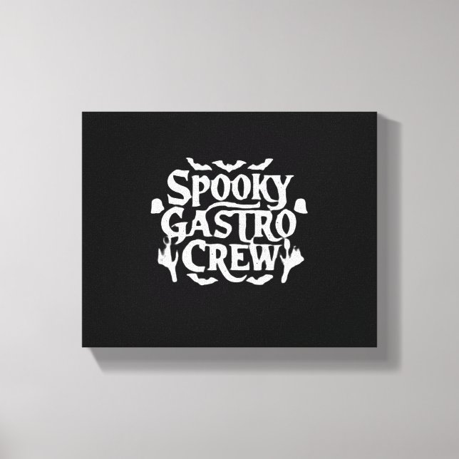 Toile Éffrayant Gastro Crew Gastro Nurse Halloween Class (Recto)