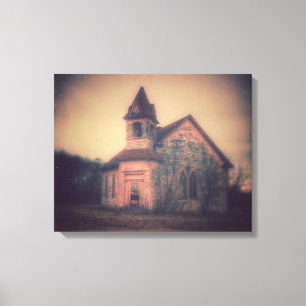 Toile Église abandonnée