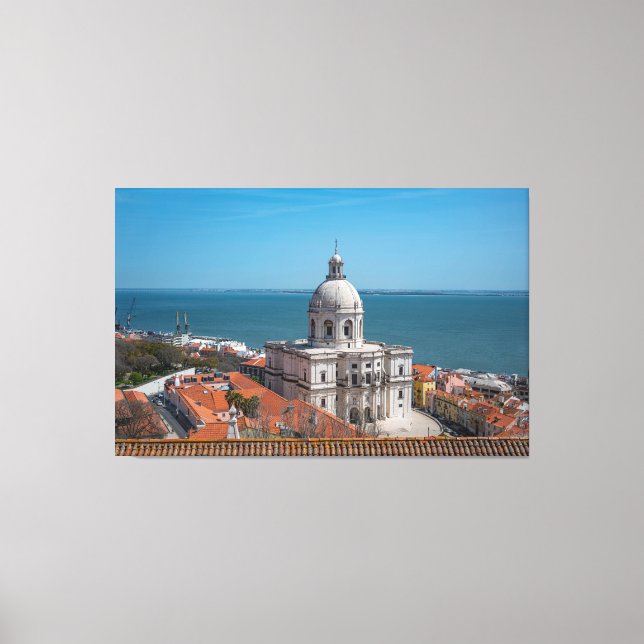 Toile Eglise de Père Noël Engracia à Lisbonne, Portugal (Recto)
