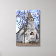 Église du Pays Blanc abandonnée