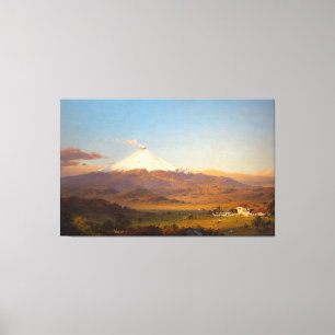 Toile ÉGLISE FREDERIC EDWIN - COTOPAXI - 1855 - Luminism