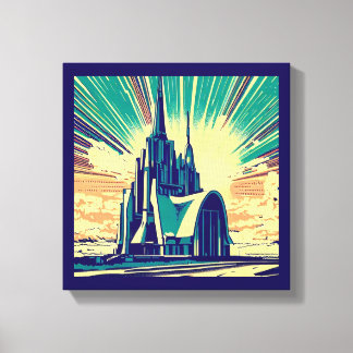 Toile Église Futuriste SF 3