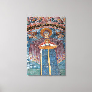 Toile Église orthodoxe serbe, et un site de l'UNESCO,