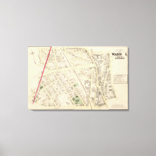 Toile Église Saint-Patricks et State St School Atlas