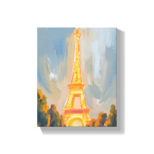 Eiffel Tower Paris France Watercolor