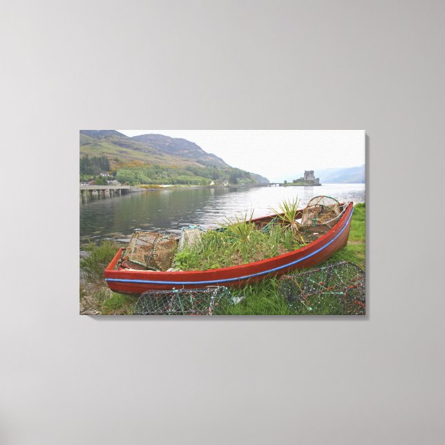 Toile Eilean Donan Castle, Écosse. La célèbre Eilean 4 (Recto)