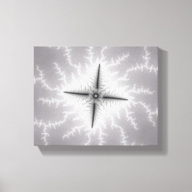 Toile Electro - Art fractal (Recto)