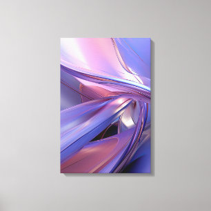 Toile Élégant Art Moderne Abstrait Violet Contemporain
