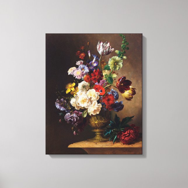 Toile Élégant classique néerlandais Master Still Life Ar (Recto)